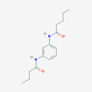 molecular formula C15H22N2O2 B278555 N-[3-(butanoylamino)phenyl]pentanamide 