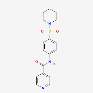 N-[4-(Piperidine-1-sulfonyl)-phenyl]-isonicotinamide