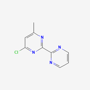 4-Chloro-6-methyl-2-(pyrimidin-2-yl)pyrimidine