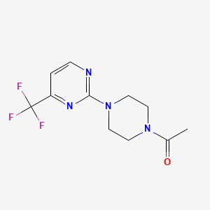 1-[4-[4-(Trifluoromethyl)pyrimidin-2-yl]piperazin-1-yl]ethanone