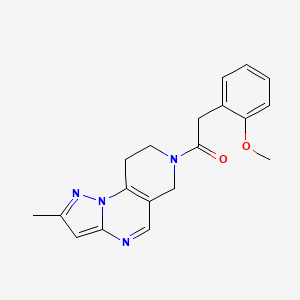 2-(2-methoxyphenyl)-1-(2-methyl-8,9-dihydropyrazolo[1,5-a]pyrido[3,4-e]pyrimidin-7(6H)-yl)ethanone