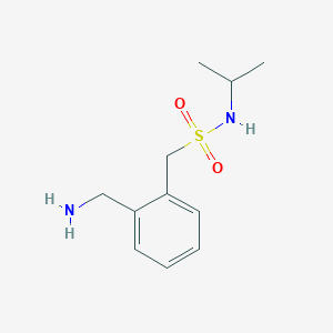 1-[2-(aminomethyl)phenyl]-N-(propan-2-yl)methanesulfonamide