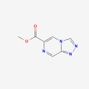 molecular formula C7H6N4O2 B2785660 Methyl [1,2,4]triazolo[4,3-a]pyrazine-6-carboxylate CAS No. 2104523-61-5