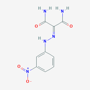 2-[2-(3-Nitrophenyl)hydrazinylidene]propanediamide
