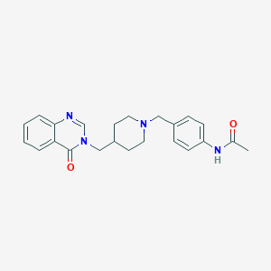 molecular formula C23H26N4O2 B2785731 N-[4-({4-[(4-oxo-3,4-dihydroquinazolin-3-yl)methyl]piperidin-1-yl}methyl)phenyl]acetamide CAS No. 2380187-22-2
