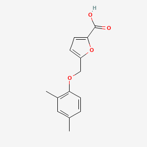 molecular formula C14H14O4 B2785798 5-(2,4-Dimethylphenoxymethyl)furan-2-carboxylic acid CAS No. 869950-23-2