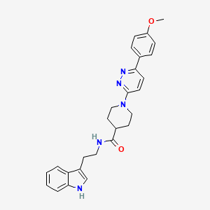 N-[2-(1H-indol-3-yl)ethyl]-1-[6-(4-methoxyphenyl)pyridazin-3-yl]piperidine-4-carboxamide