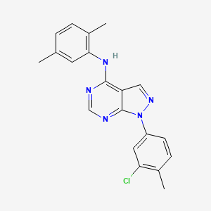 1-(3-chloro-4-methylphenyl)-N-(2,5-dimethylphenyl)-1H-pyrazolo[3,4-d]pyrimidin-4-amine