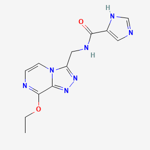 N-((8-ethoxy-[1,2,4]triazolo[4,3-a]pyrazin-3-yl)methyl)-1H-imidazole-5-carboxamide