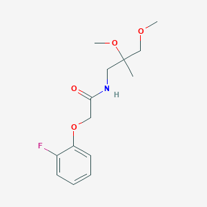 N-(2,3-dimethoxy-2-methylpropyl)-2-(2-fluorophenoxy)acetamide