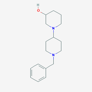 molecular formula C17H26N2O B2785867 1'-benzyl-[1,4'-bipiperidine]-3-ol CAS No. 361372-39-6