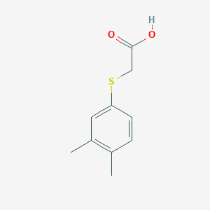 molecular formula C10H12O2S B2785869 2-(3,4-dimethylphenyl)sulfanylacetic Acid CAS No. 85654-11-1