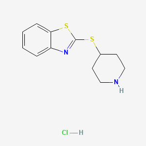 2-(Piperidin-4-ylthio)benzo[d]thiazole hydrochloride