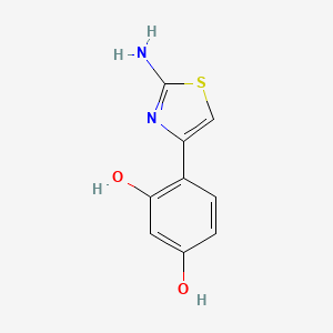 4-(2-Amino-1,3-thiazol-4-yl)benzene-1,3-diol