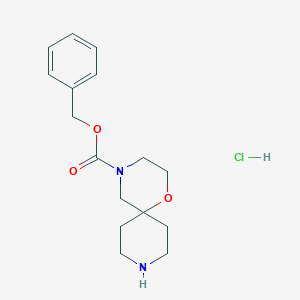 Benzyl 1-oxa-4,9-diazaspiro[5.5]undecane-4-carboxylate hydrochloride