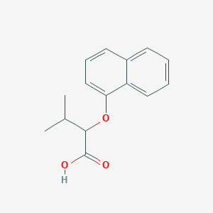 3-Methyl-2-naphthalen-1-yloxybutanoic acid