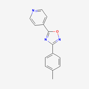 4-[3-(4-Methylphenyl)-1,2,4-oxadiazol-5-yl]pyridine