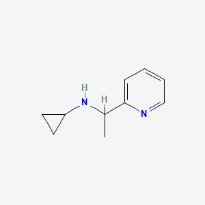 N-[1-(pyridin-2-yl)ethyl]cyclopropanamine