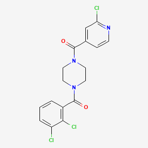 1-(2-Chloropyridine-4-carbonyl)-4-(2,3-dichlorobenzoyl)piperazine