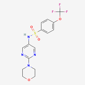 N-(2-morpholinopyrimidin-5-yl)-4-(trifluoromethoxy)benzenesulfonamide