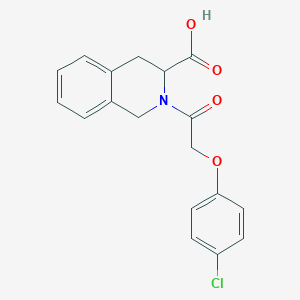 2-[2-(4-Chlorophenoxy)acetyl]-1,2,3,4-tetrahydroisoquinoline-3-carboxylic acid