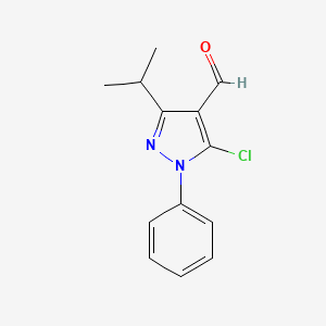 5-chloro-3-isopropyl-1-phenyl-1H-pyrazole-4-carbaldehyde