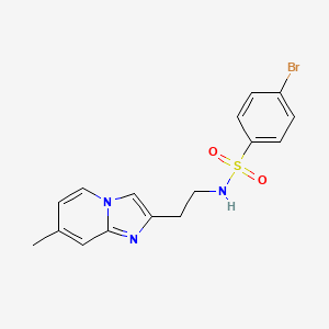 4-bromo-N-(2-(7-methylimidazo[1,2-a]pyridin-2-yl)ethyl)benzenesulfonamide