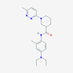 molecular formula C22H31N5O B2786031 N-[4-(diethylamino)-2-methylphenyl]-1-(6-methylpyridazin-3-yl)piperidine-3-carboxamide CAS No. 2319851-20-0