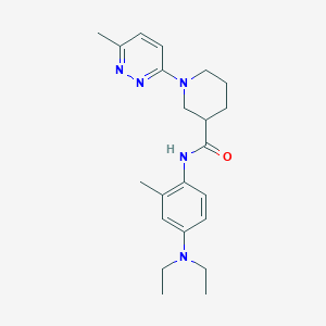 N-(4-(diethylamino)-2-methylphenyl)-1-(6-methylpyridazin-3-yl)piperidine-3-carboxamide