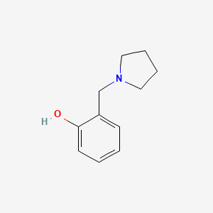 molecular formula C11H15NO B2786038 2-(Pyrrolidin-1-ylmethyl)phenol CAS No. 10419-44-0