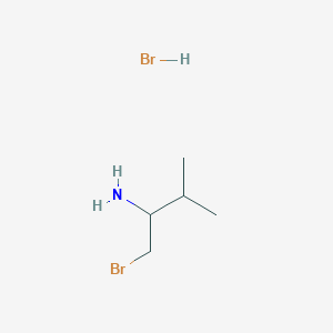 1-Bromo-3-methylbutan-2-amine;hydrobromide