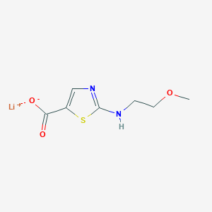 Lithium;2-(2-methoxyethylamino)-1,3-thiazole-5-carboxylate