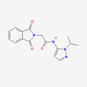 2-(1,3-dioxoisoindolin-2-yl)-N-(1-isopropyl-1H-pyrazol-5-yl)acetamide