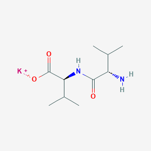 molecular formula C10H19KN2O3 B2786226 potassium (2S)-2-[(2S)-2-amino-3-methylbutanamido]-3-methylbutanoate CAS No. 2137090-16-3