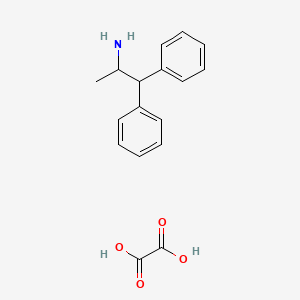 molecular formula C17H19NO4 B2786254 1,1-Diphenylpropan-2-amine oxalate CAS No. 1421769-52-9