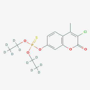 molecular formula C14H16ClO5PS B027863 Coumaphos-d10 CAS No. 287397-86-8