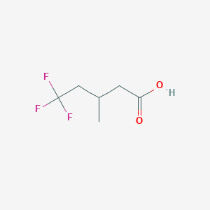 B2786351 5,5,5-Trifluoro-3-methylpentanoic acid CAS No. 107103-92-4