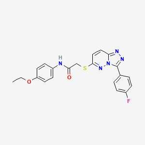 N-(4-ethoxyphenyl)-2-((3-(4-fluorophenyl)-[1,2,4]triazolo[4,3-b]pyridazin-6-yl)thio)acetamide
