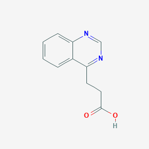 molecular formula C11H10N2O2 B2786508 3-(Quinazolin-4-yl)propanoic acid CAS No. 1368863-34-6