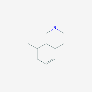 molecular formula C12H23N B2786525 N,N-dimethyl-1-(2,4,6-trimethylcyclohex-3-en-1-yl)methanamine CAS No. 1005280-55-6