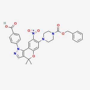molecular formula C31H29N5O7 B2786529 Lin28-let-7a antagonist 1 