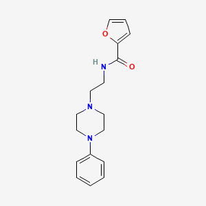 molecular formula C17H21N3O2 B2786627 N-[2-(4-phenylpiperazin-1-yl)ethyl]furan-2-carboxamide CAS No. 1049436-88-5