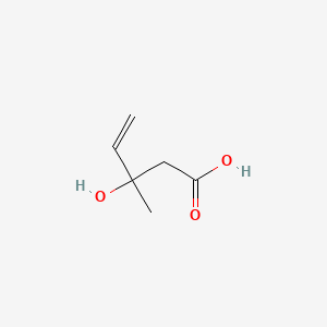 molecular formula C6H10O3 B2786684 3-Hydroxy-3-methylpent-4-enoic acid CAS No. 38004-74-9