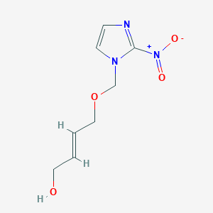 molecular formula C8H11N3O4 B027867 4-((2-Nitro-1H-imidazol-1-yl)methoxy)-2-buten-1-ol CAS No. 101179-42-4