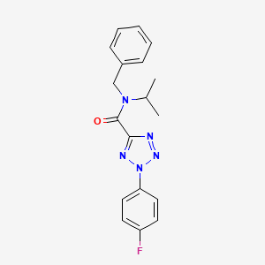 N-benzyl-2-(4-fluorophenyl)-N-isopropyl-2H-tetrazole-5-carboxamide
