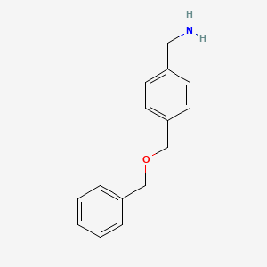 (4-((Benzyloxy)methyl)phenyl)methanamine