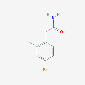 molecular formula C9H10BrNO B2786765 2-(4-Bromo-2-methylphenyl)acetamide CAS No. 861055-58-5