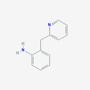 molecular formula C12H12N2 B2786864 2-[(pyridin-2-yl)methyl]aniline CAS No. 53114-00-4