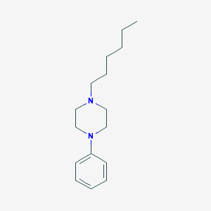 molecular formula C16H26N2 B027869 1-己基-4-苯基哌嗪 CAS No. 104393-81-9