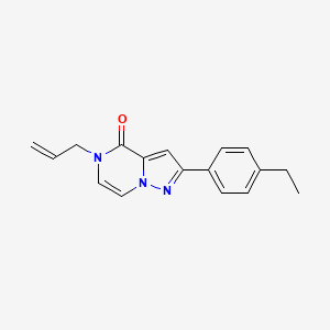 2-(4-Ethylphenyl)-5-prop-2-enylpyrazolo[1,5-a]pyrazin-4-one